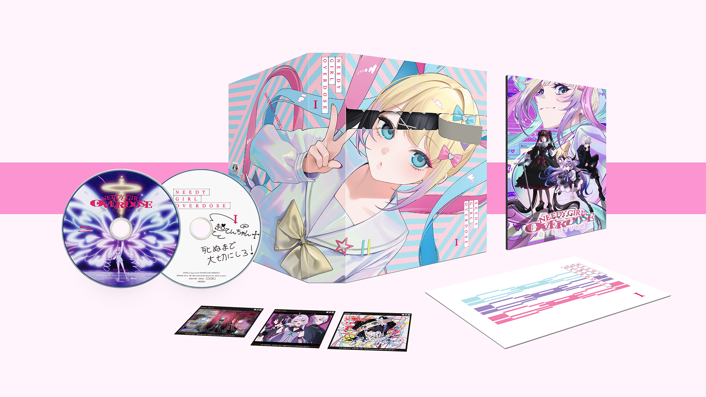 NEEDYGIRLOVERDOES 初版帯付き Blu-ray&DVD | TVアニメ『NEEDY GIRL OVERDOSE』公式サイト